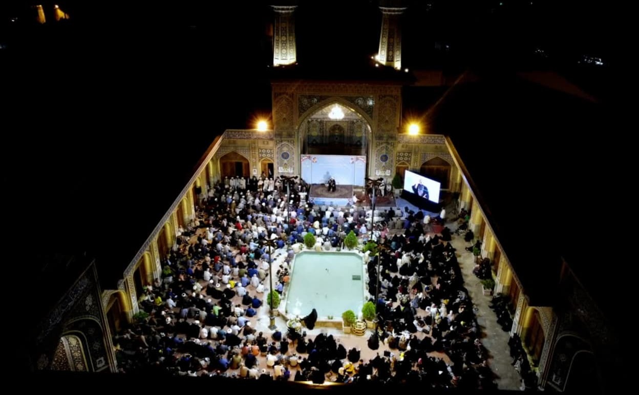 مراسم سالگرد امام خمینی (ره) در مسجد جامع گلشن گرگان