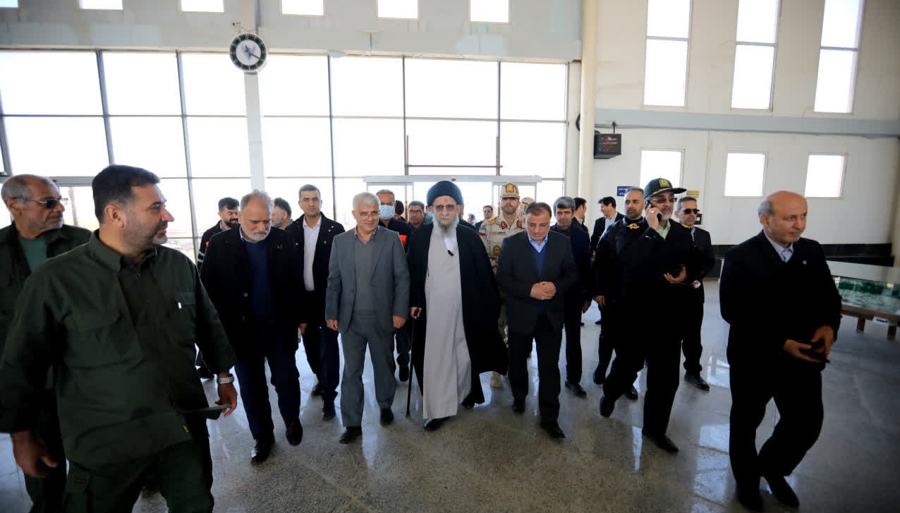 بازدید حضرت آیت‌الله نورمفیدی از روند اجرای پروژه‌های منطقه آزاد اینچه‌برون